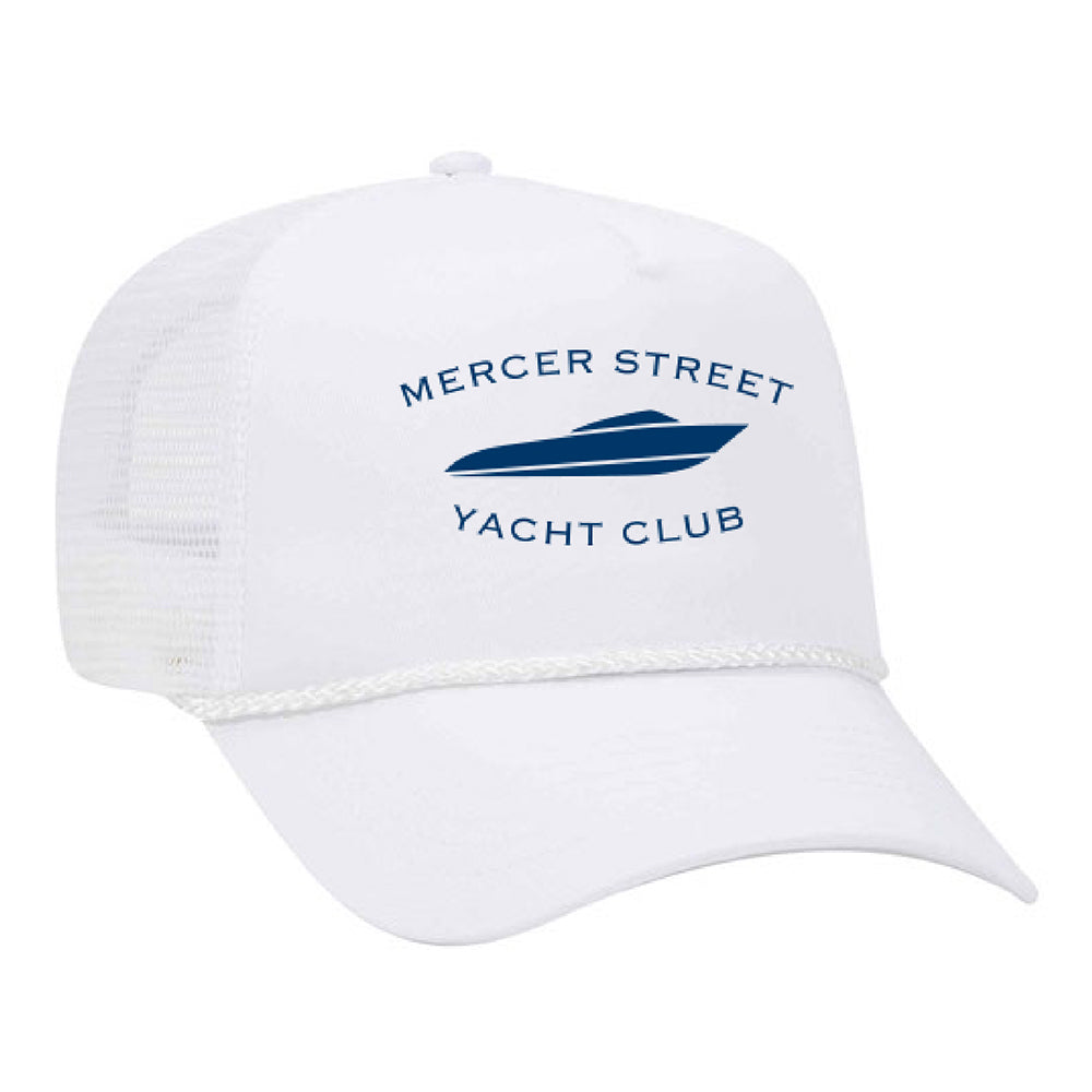 Trucker Hat Streetwear Adjustable - Navy- White - CL188N6QR37